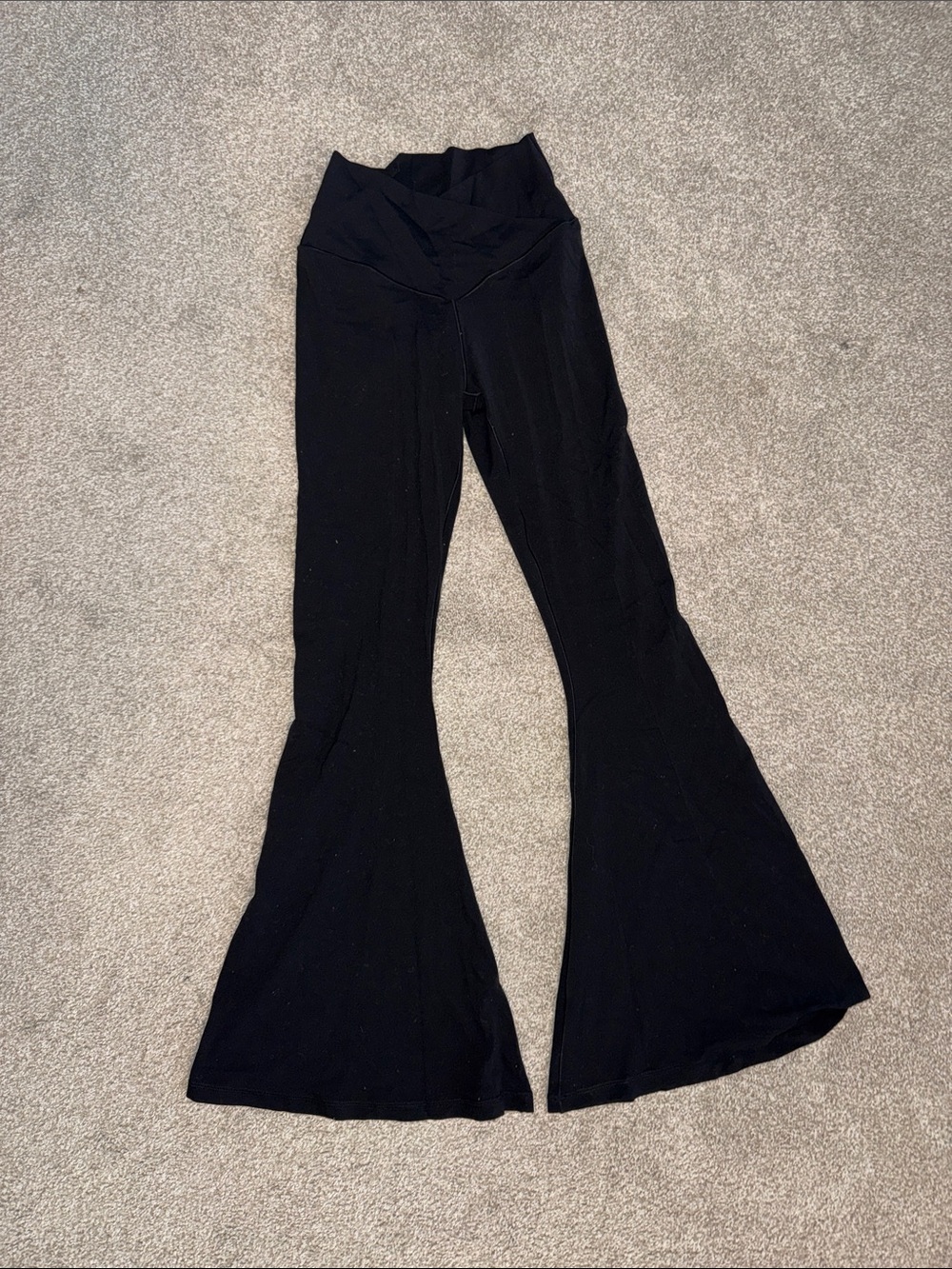 Aerie Black Flare Yoga Pants